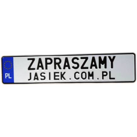 polska tablica rejestracyjna, polskie tablice rejestracyjne, zapraszamy, skuteczna reklama