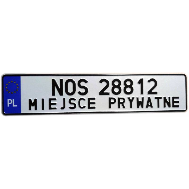 polska tablica rejestracyjna, polskie tablice rejestracyjne, zapraszamy, skuteczna reklama, miejsce prywatne