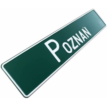 tablica z nazwą miejscowości, zielona tablica z nazwą miejscowości