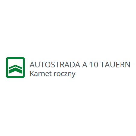 Autostrada Tauern A10 opłata odcinkowa karnet roczny