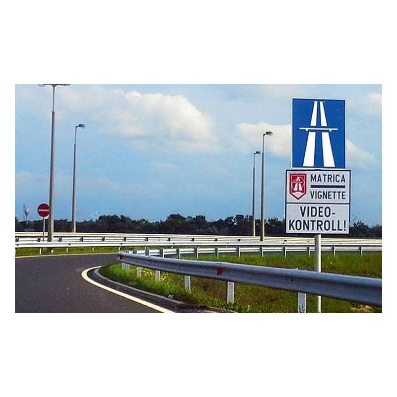 Węgry, początek odcinka płatnego autostrada