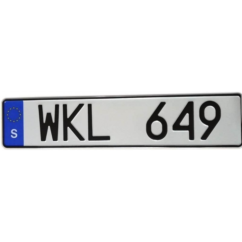 Swedish registration plates