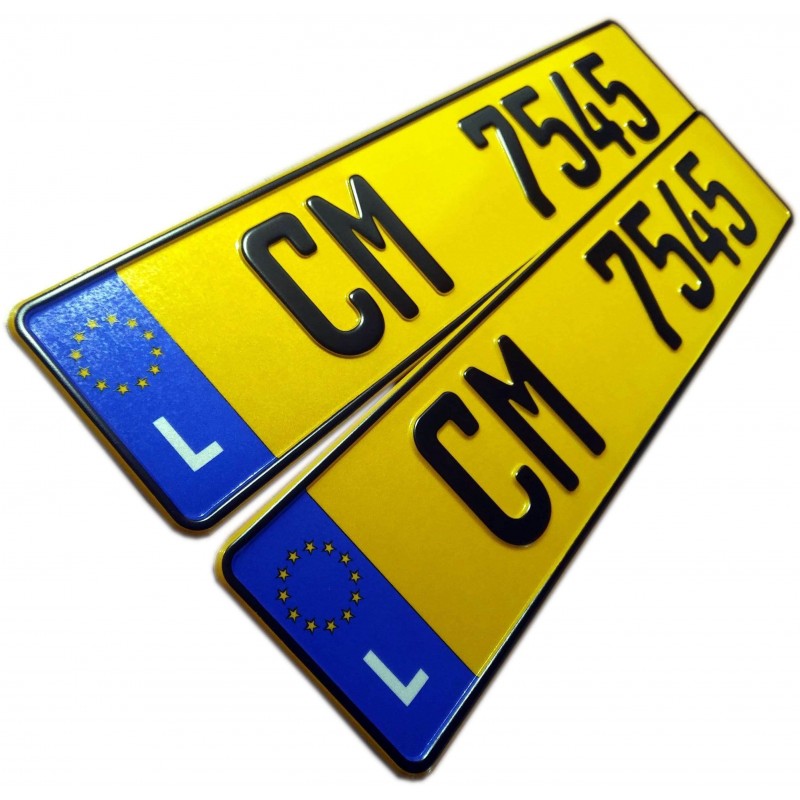 Luksemburg tablice rejestracyjne