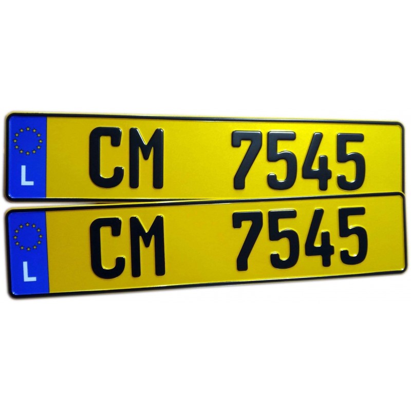 Luxemburgische Kennzeichen