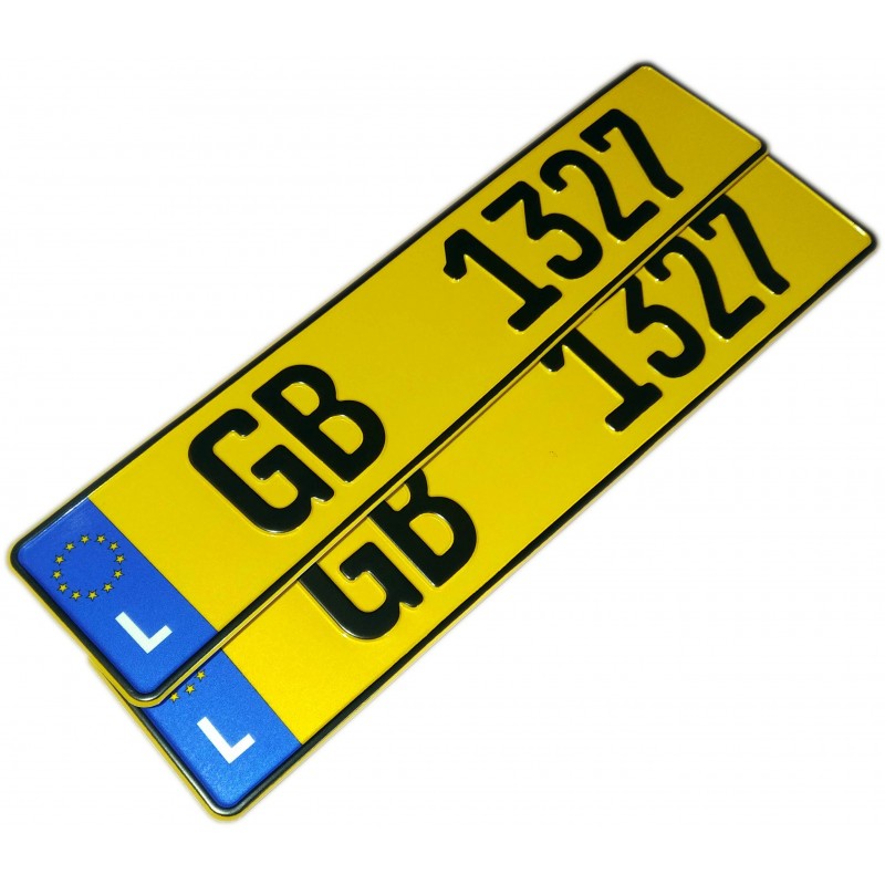 tablice rejestracyjne Luksemburg