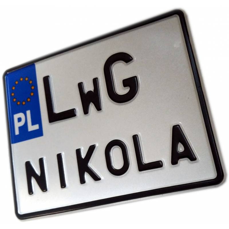 tablica rejestracyjna motor quad, LWG