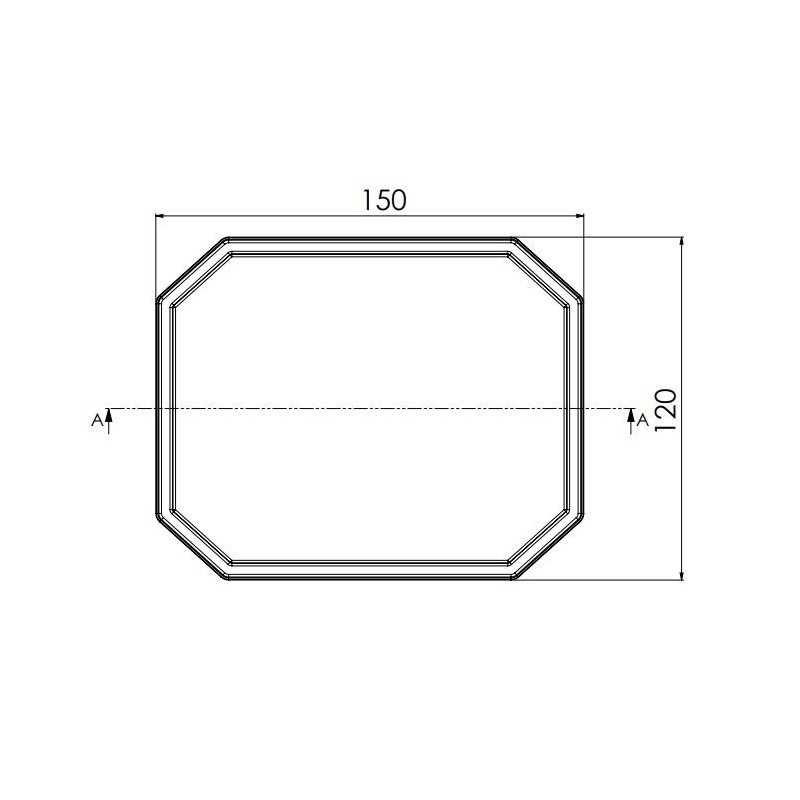 wymiary zielona tablica rejestracyjna ścięte rogi