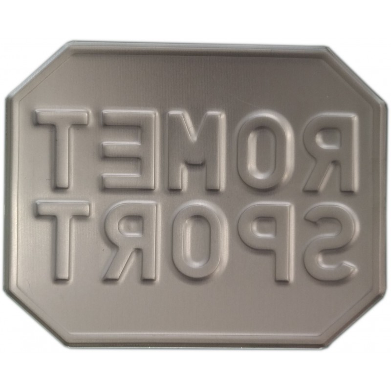 tablica aluminiowa tłoczona skuter