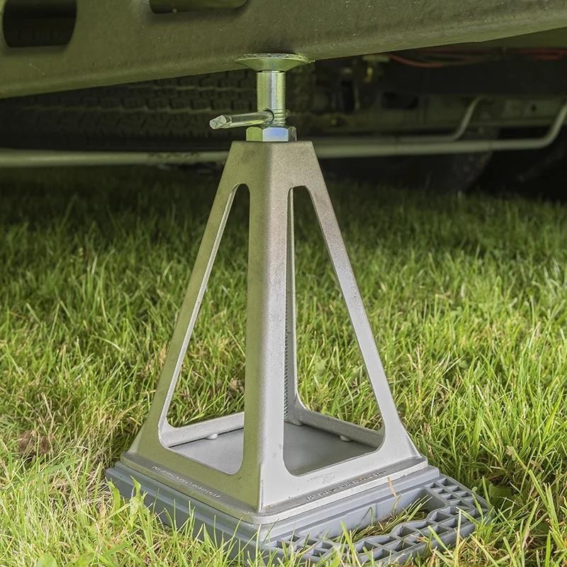 Aluminiowe podpory, kobyłki do przyczepy, kampera