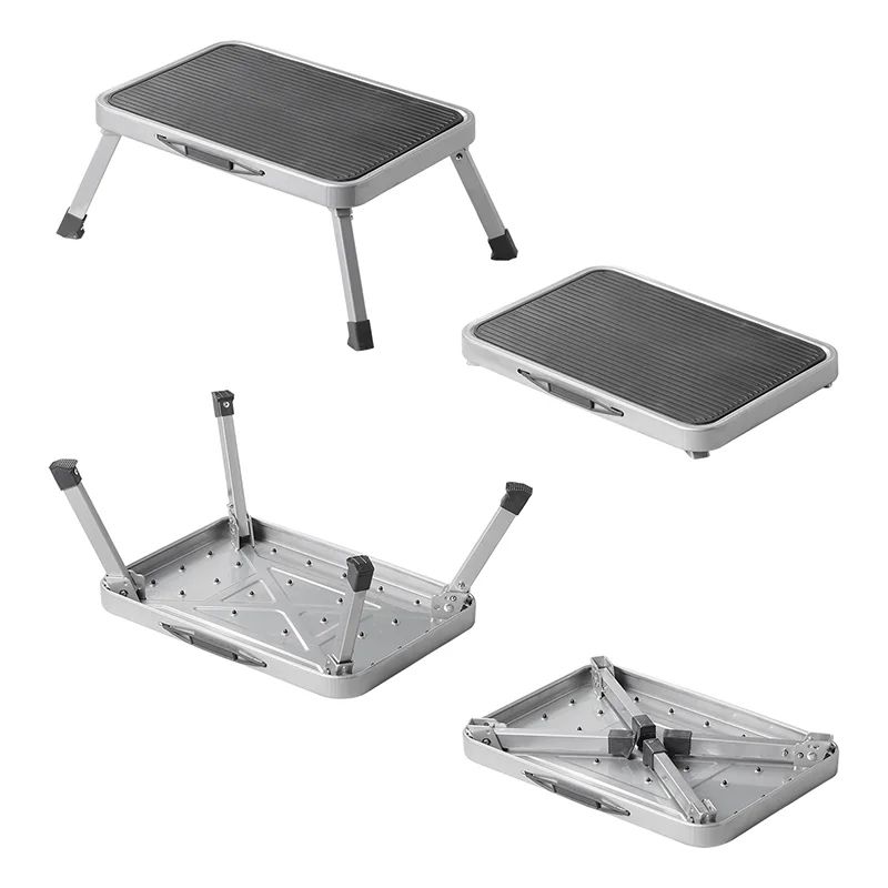 Pojedynczy składany stopień do przyczepy kempingowej / kampera