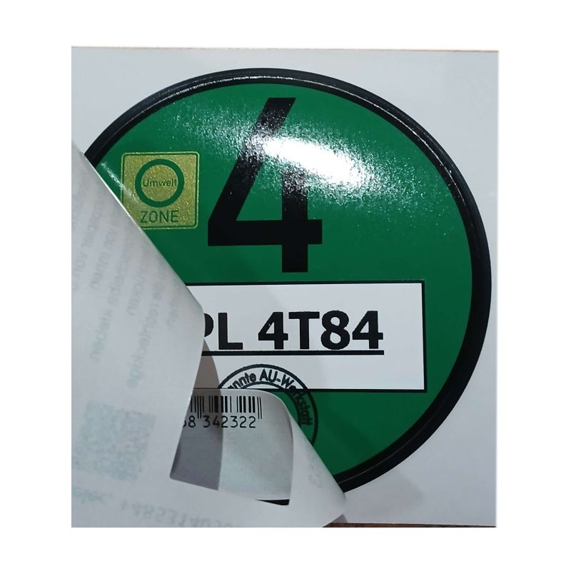 niemiecka ekologiczna zielona plakietka, plakietka ekologiczna do niemiec