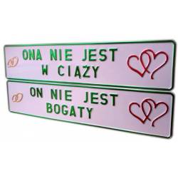 Tablice ślubne, Mega Cars Group