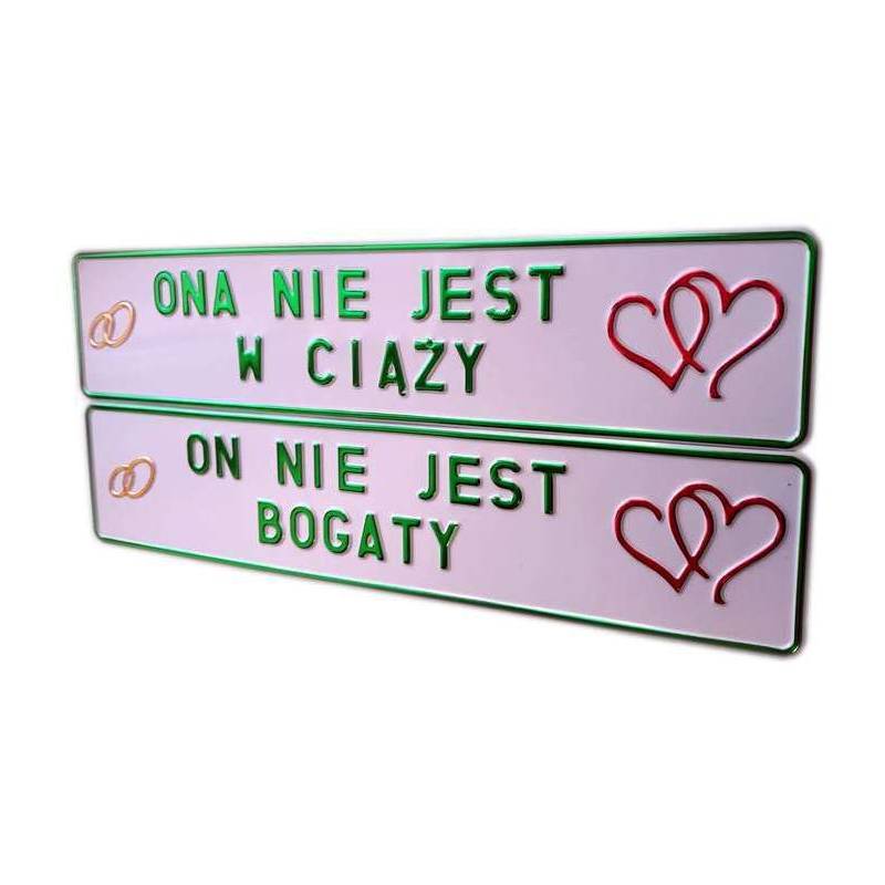 Tablice ślubne, Mega Cars Group