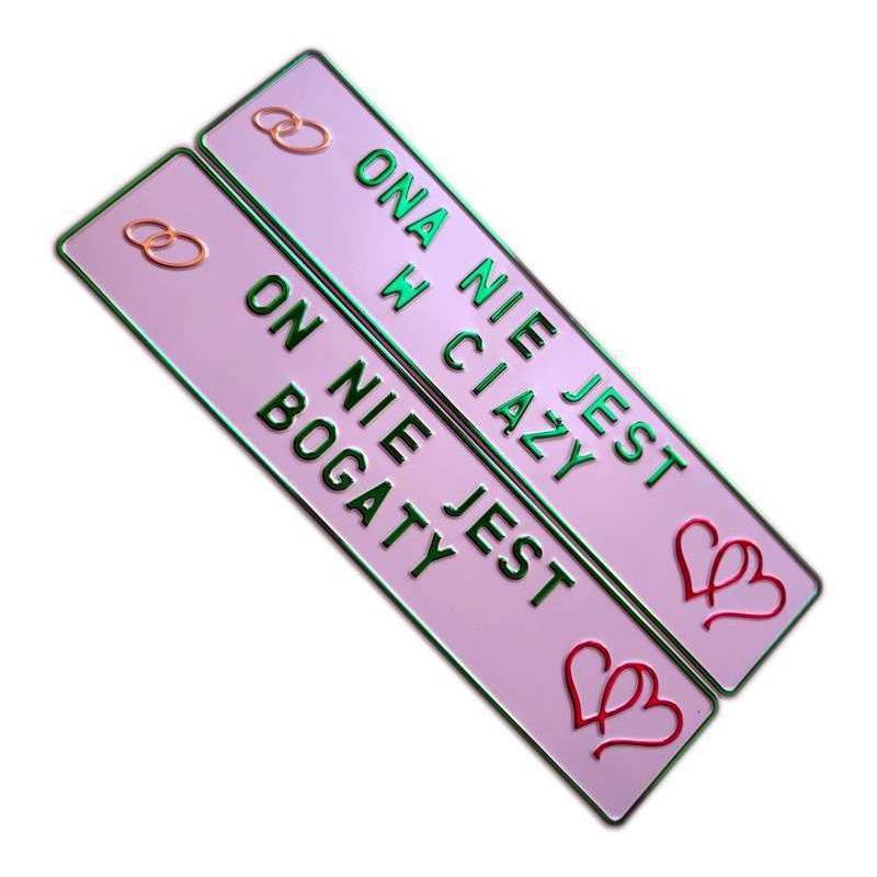 Tablice ślubne, Mega Cars Group