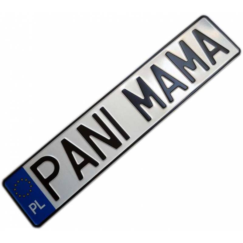 Polska kolekcjonerska tablica rejestracyjna