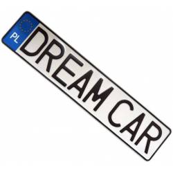 Polska kolekcjonerska tablica rejestracyjna