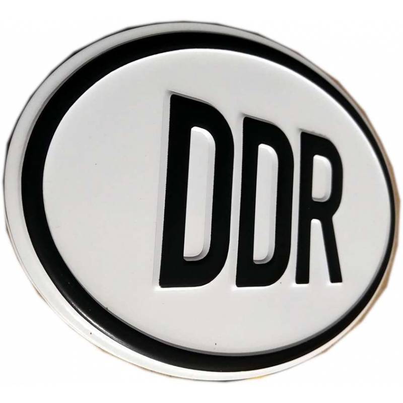 owalna tabliczka DDR