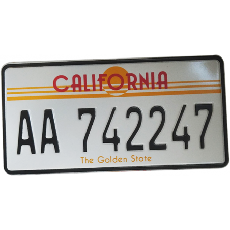 California tablica rejestracyjna