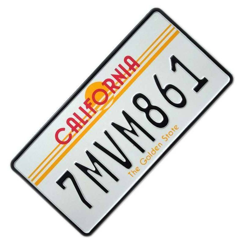 tablica rejestracyjna California