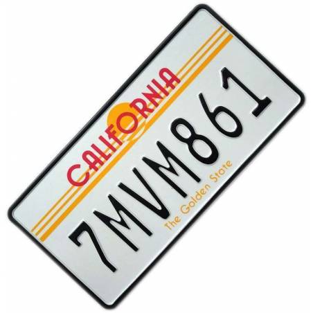 tablica rejestracyjna California