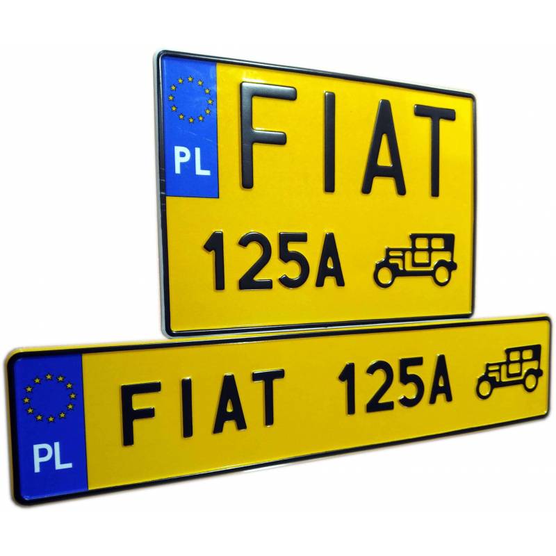 fiat 125a, fiat 125 a, żółte tablice rejestracyjne, fiat 125p tuning, fiat 125p kombi, fiat 125p cabrio, fiat 125p coupe